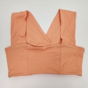 L*Space Parker Bikini Top in Tangy Orange Size XS NWT